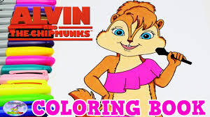 Alvin e os esquilos para colorir. Alvin And The Chipmunks Coloring Book Brittany Nick Jr Colors Surprise Egg And Toy Collector Setc Youtube