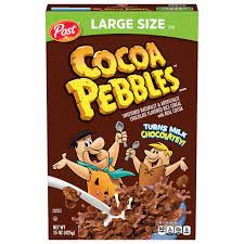 post cocoa pebbles cereal chocolatey