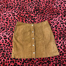 urban outers size m leather skirt