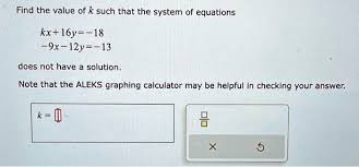 Equations Kx 16y