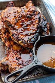 juicy grilled pork chops with hot honey