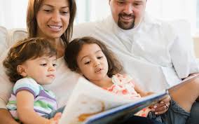 Image result for picture of parent reading to child