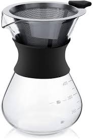 pour over coffee maker set with