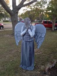 doctor who weeping angel statue costume