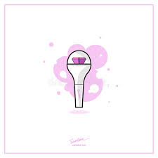 Seventeen K Pop Group Light Stick Flat Icon Editorial Photography Illustration Of Girlgroup Culture 139878577
