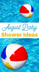You can have a blast with your friends on the water slide or play with toys like sponge bob in the pool! August Baby Shower Ideas 3 Boys And A Dog
