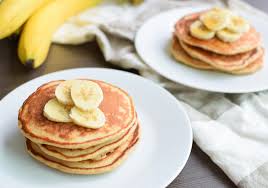 banana protein pancakes from project