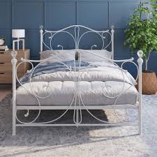 White Classic Sophie Metal Bed Frame