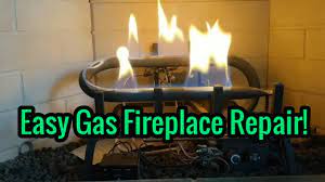 how to clean a gas fireplace the