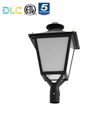 led lantern post light fixture with