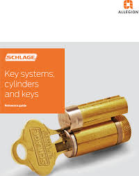 Schlage Key Systems Cylinders And Keys Product Guide