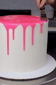Pink Drip Cake Easy Recipe And Tutorial Recipe Drip Cake Recipes  gambar png