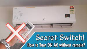 split ac without remote