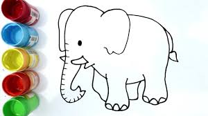 cara menggambar gajah you