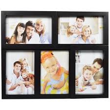Photo Frame Collage Wall Hanging Black