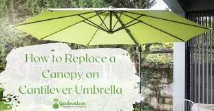Replace Canopy On Cantilever Umbrella