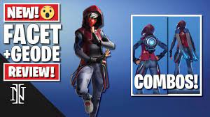 FACET Skin Review in Fortnite | BEST COMBOS - YouTube