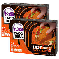 2x taco bell mild crunchy seasoned