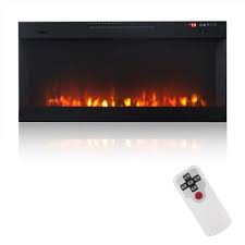 Belmont Curved Panel Electric Fireplace