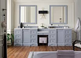 double vanity set with makeup table