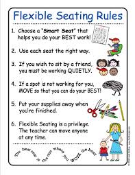 Getting Started With Flexible Seating Free Rule Chart