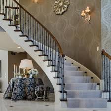 Adding wallpaper to the stair risers is one such cool option for those looking to do it with subtle, understated flair. Stair Wallpaper Houzz