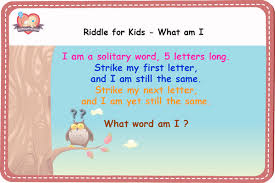 short riddles for kids what am i