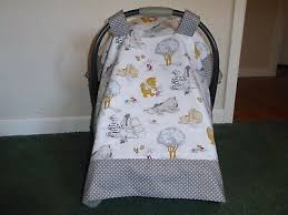 Pooh Baby Car Seat Canopy Cover