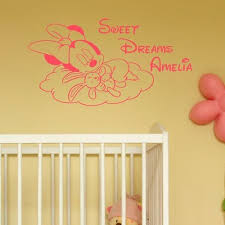 Baby Minnie Mouse Girls Wall Sticker