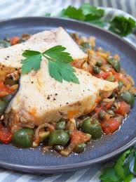 sicilian swordfish with olives and