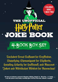 Look no further because you will find whatever you are looking for in here. Howling Hilarity For Hufflepuff And Raucous Jokes And Riddikulus Riddles For Ravenclaw Stupefying Shenanigans For Slytherin The Unofficial Harry Potter Joke Book 4 Book Box Set Includes Great Guffaws For Gryffindor Eventerservice Com