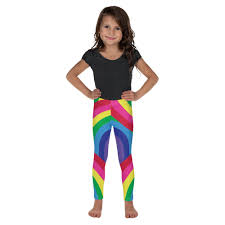 Colourful opaques and stripes match new clothing trends as well as adding an elegant touch to a classic look. Colorful Rainbow Kid S Leggings Super Soft Pant Warmers