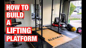 how to build a lifting platform you
