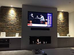 Tv Wall Unit With Fire Clearance 58