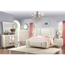 Check spelling or type a new query. Off White Finish Wood King Bedroom Set 3pcs Contemporary Cosmos Furniture Chanel Chanel K Set 3