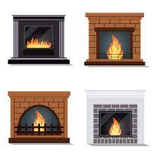 100 000 Gas Fireplace Vector Images
