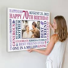 meaningful 70th birthday gifts for mom