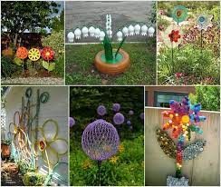 garden ideas using recycled materials