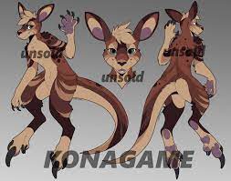 Kangaroo Furry Adoptable Fursona - Etsy