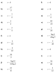 Math Problems Exponential Equations