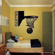Basketball Hoop Wall Decal With Name