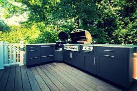 outdoor kitchen cabinetry materials