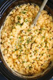 slow cooker four cheese mac and cheese