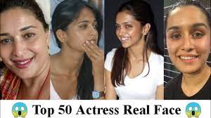 indian actress without makeup real face