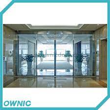 china automatic glass sliding door of