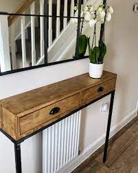 Console Table With Drawers Narrow