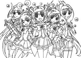 The trump kingdom is a magical world where everyone's hearts live happily with the guidance of their ruler princess marie ange. Glitter Force Coloring Pages Free Printable Coloring Pages For Kids