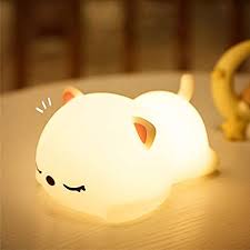 Amazon Com Led Nursery Night Lights For Kids Animal Silicone Baby Cute Night Light With Touch Sensor Portable And Rechargeable Infant Or Toddler Cool Color Changing Bright Night Lamp Baby Gift Home Improvement