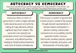 autocracy vs democracy similarities