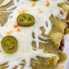beef enchiladas with green sauce recipe